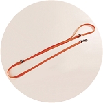 Herm Sprenger Orange BioThane and Black Stainless Steel Training Lead